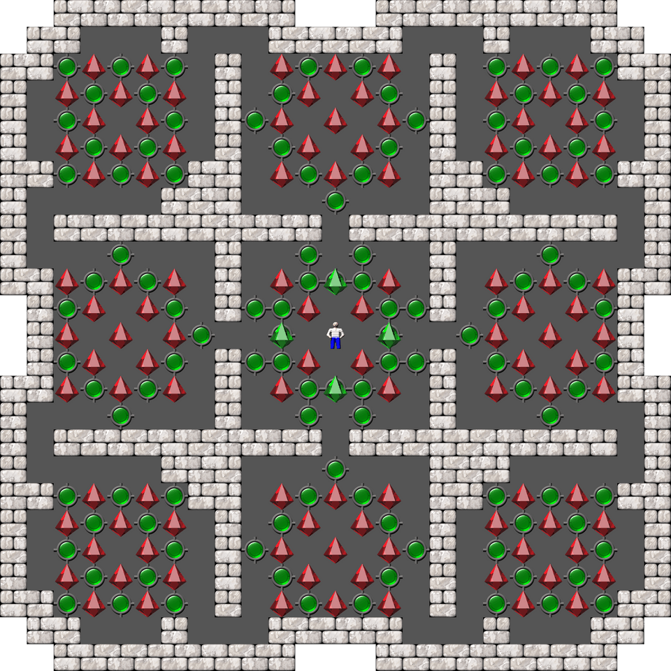 Sokoban Sasquatch 07 Arranged level 58